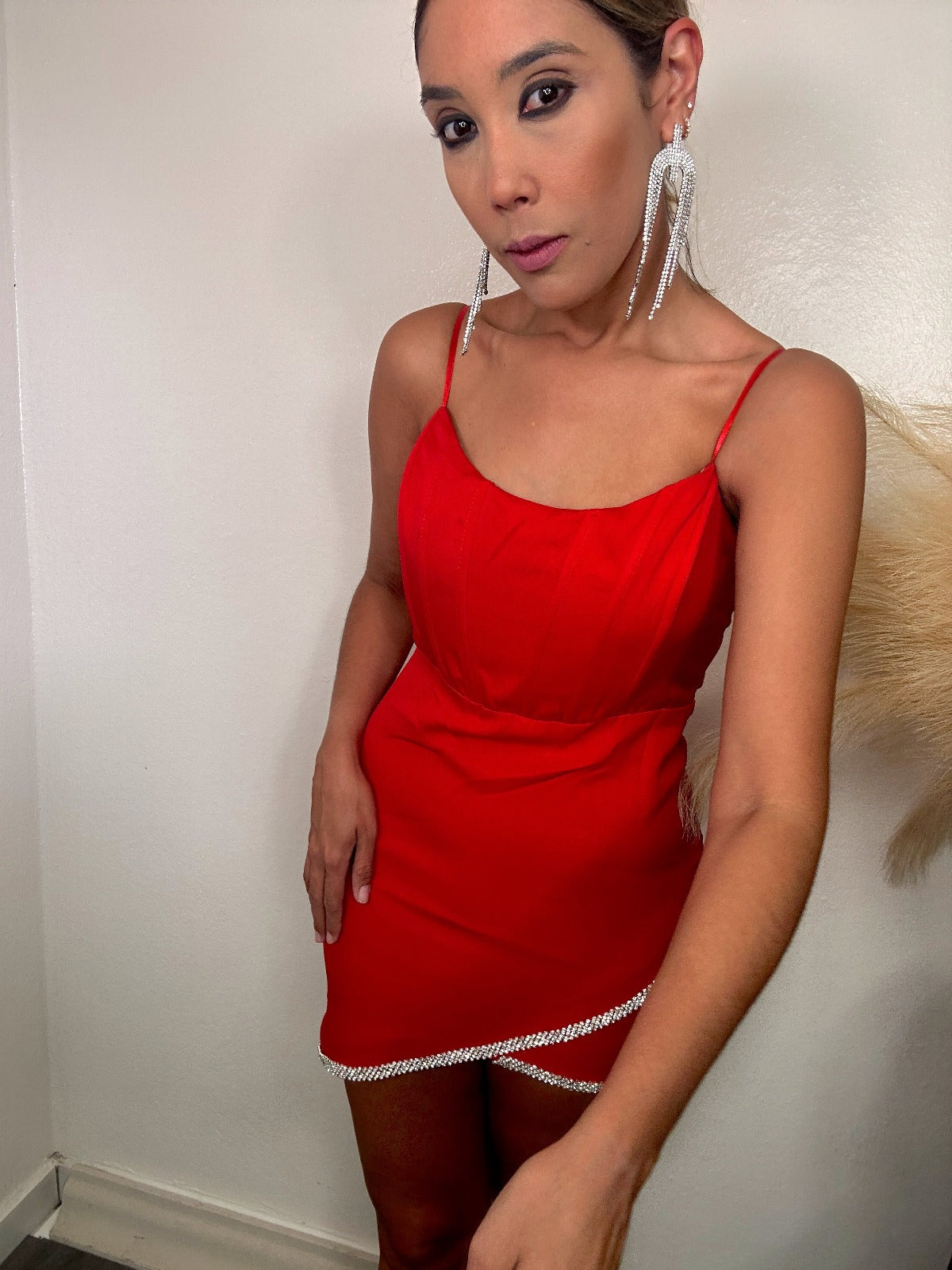 Miss Always Gorgeous in Flame Red