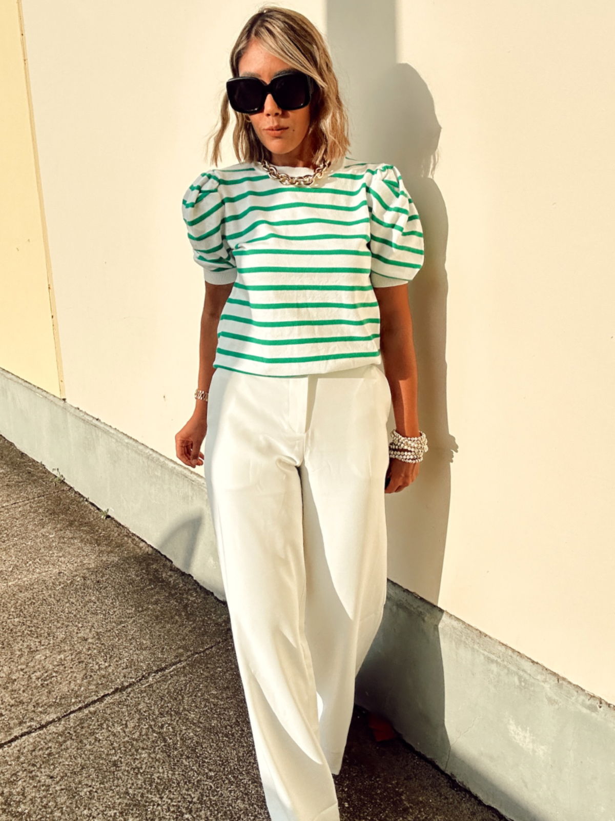 Rita White Trousers