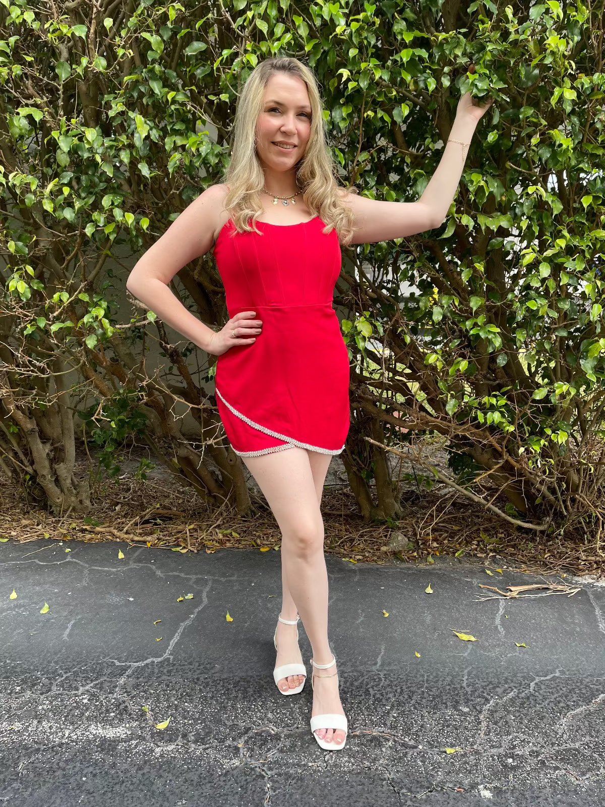 Miss Always Gorgeous in Flame Red
