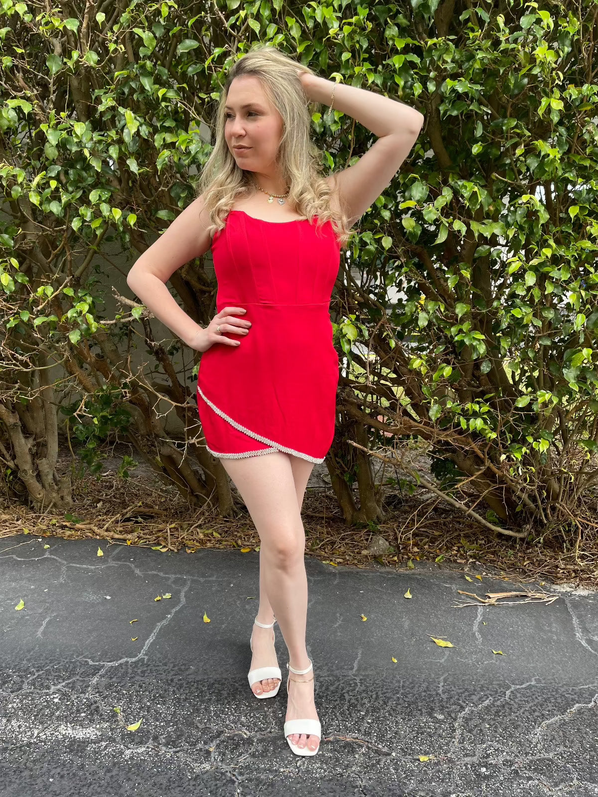 Miss Always Gorgeous in Flame Red