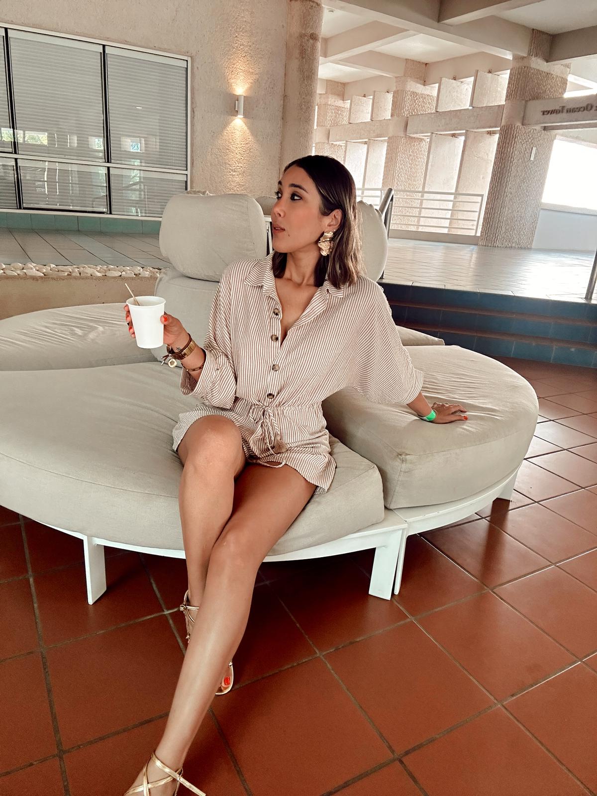 Sandy Stripes Romper