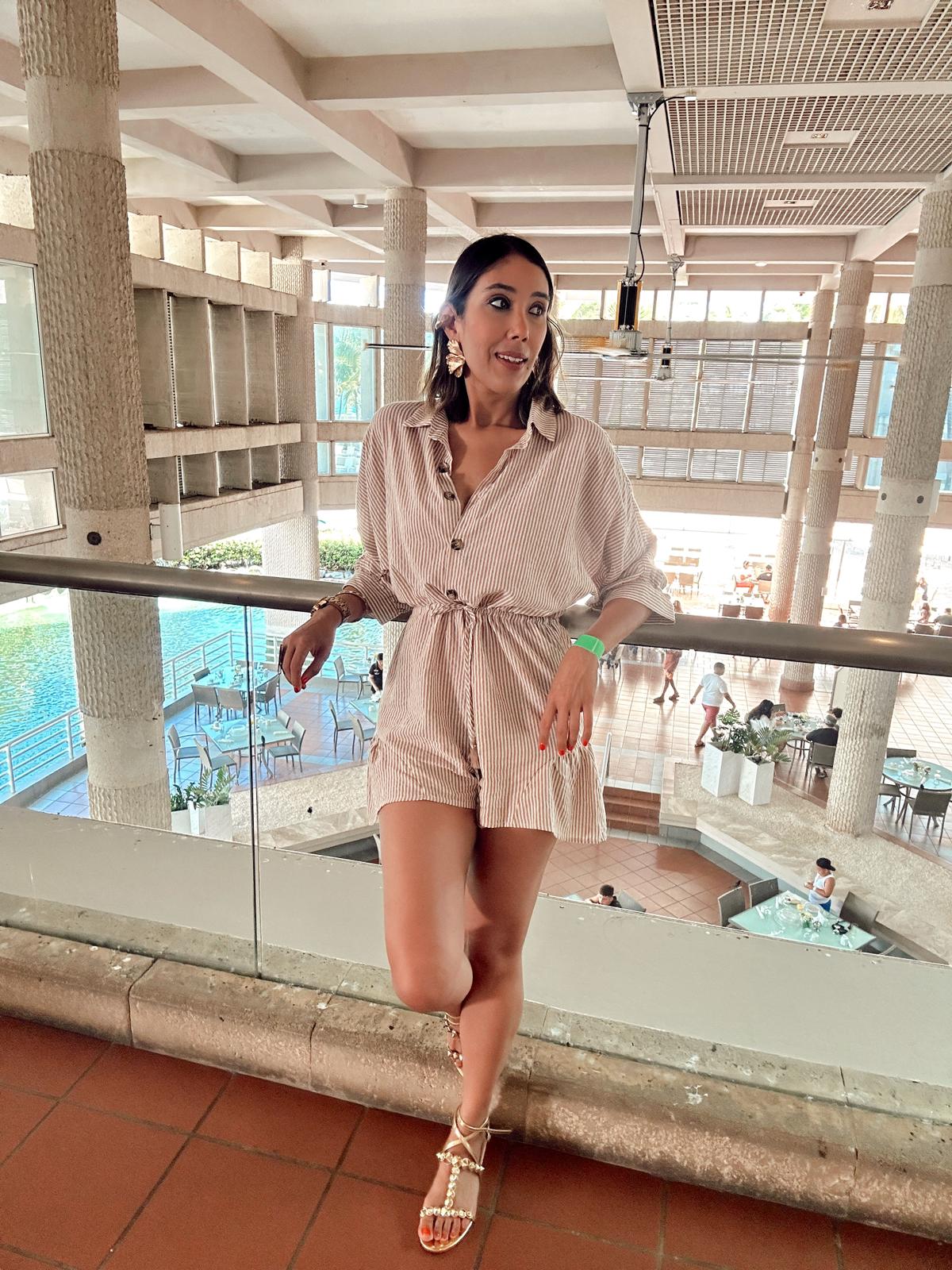 Sandy Stripes Romper