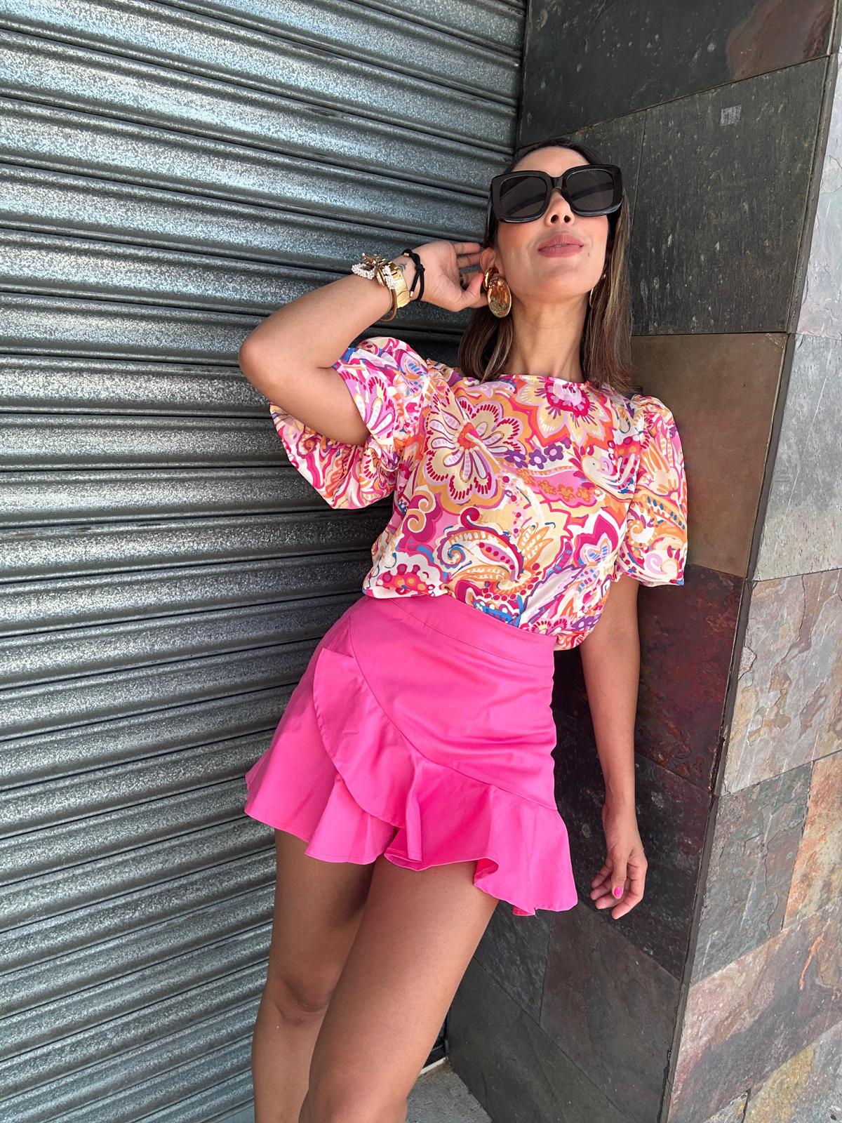 Daniela Color Burst Top