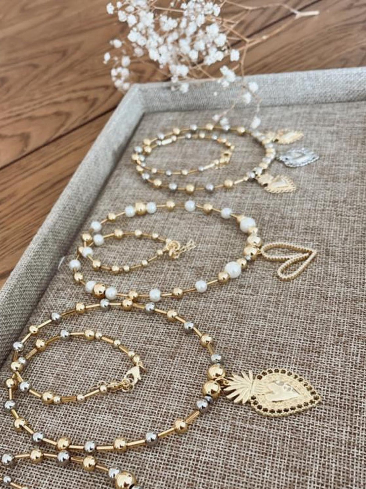 Vintage Hearts Necklace