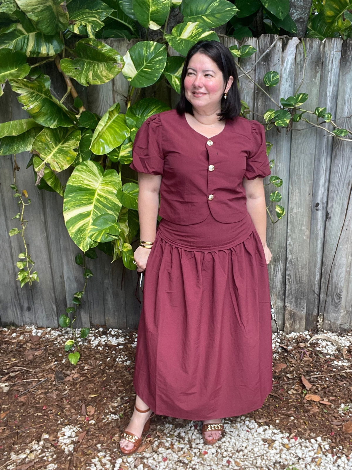 Park Avenue Blouse and Skirt Set