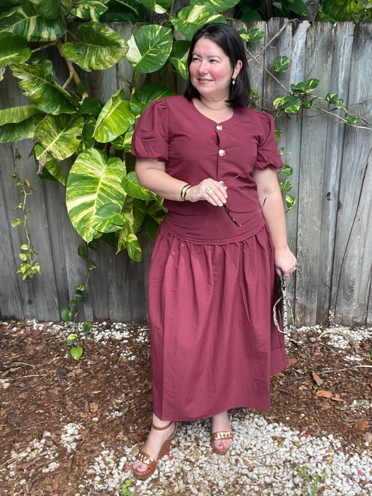 Park Avenue Blouse and Skirt Set