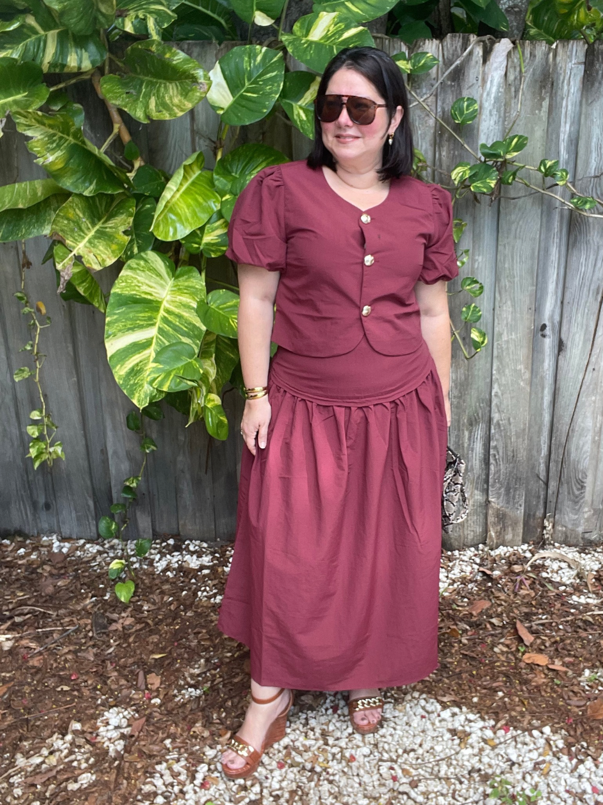 Park Avenue Blouse and Skirt Set