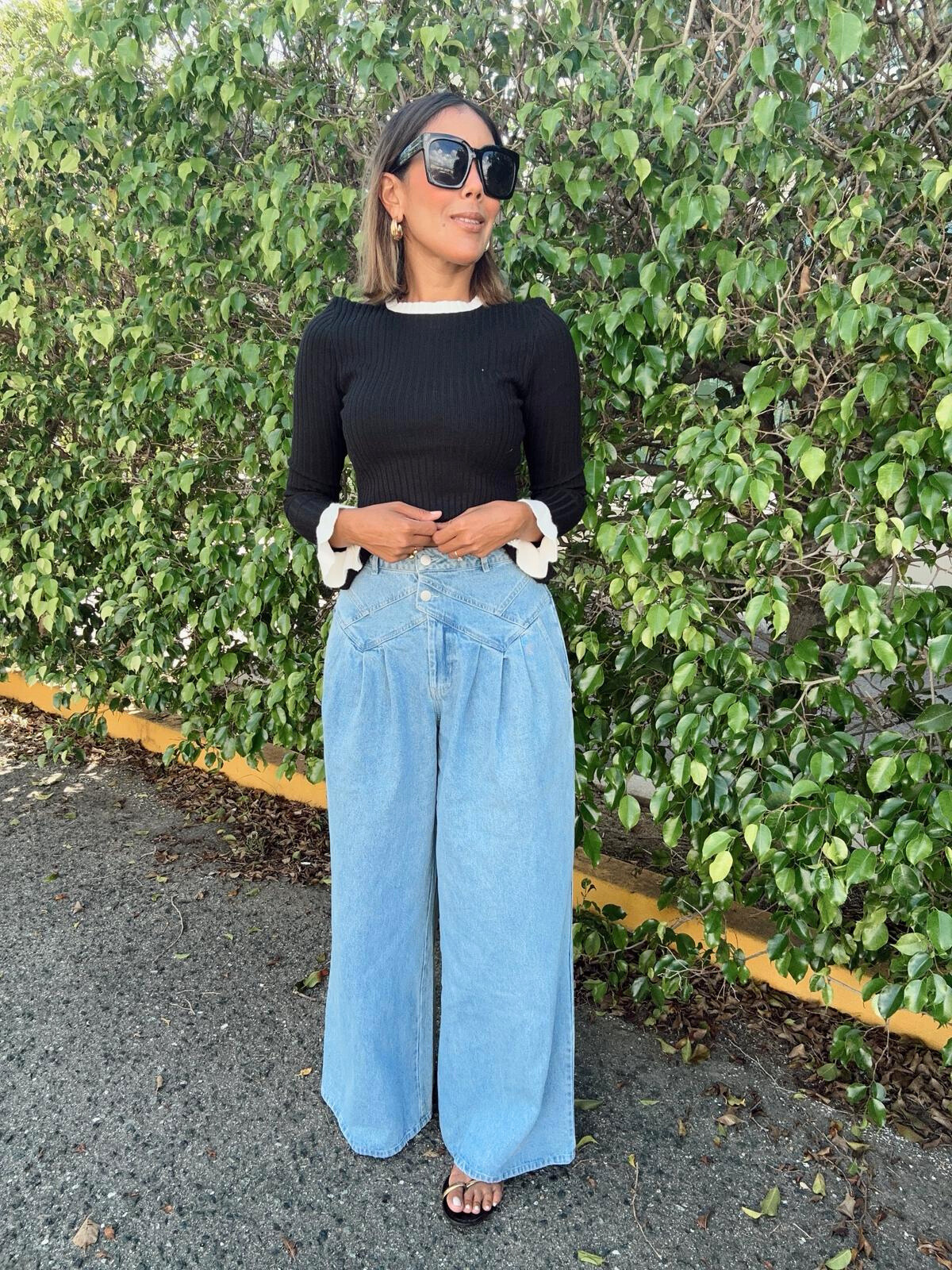 Icon Status Wide Leg Jeans