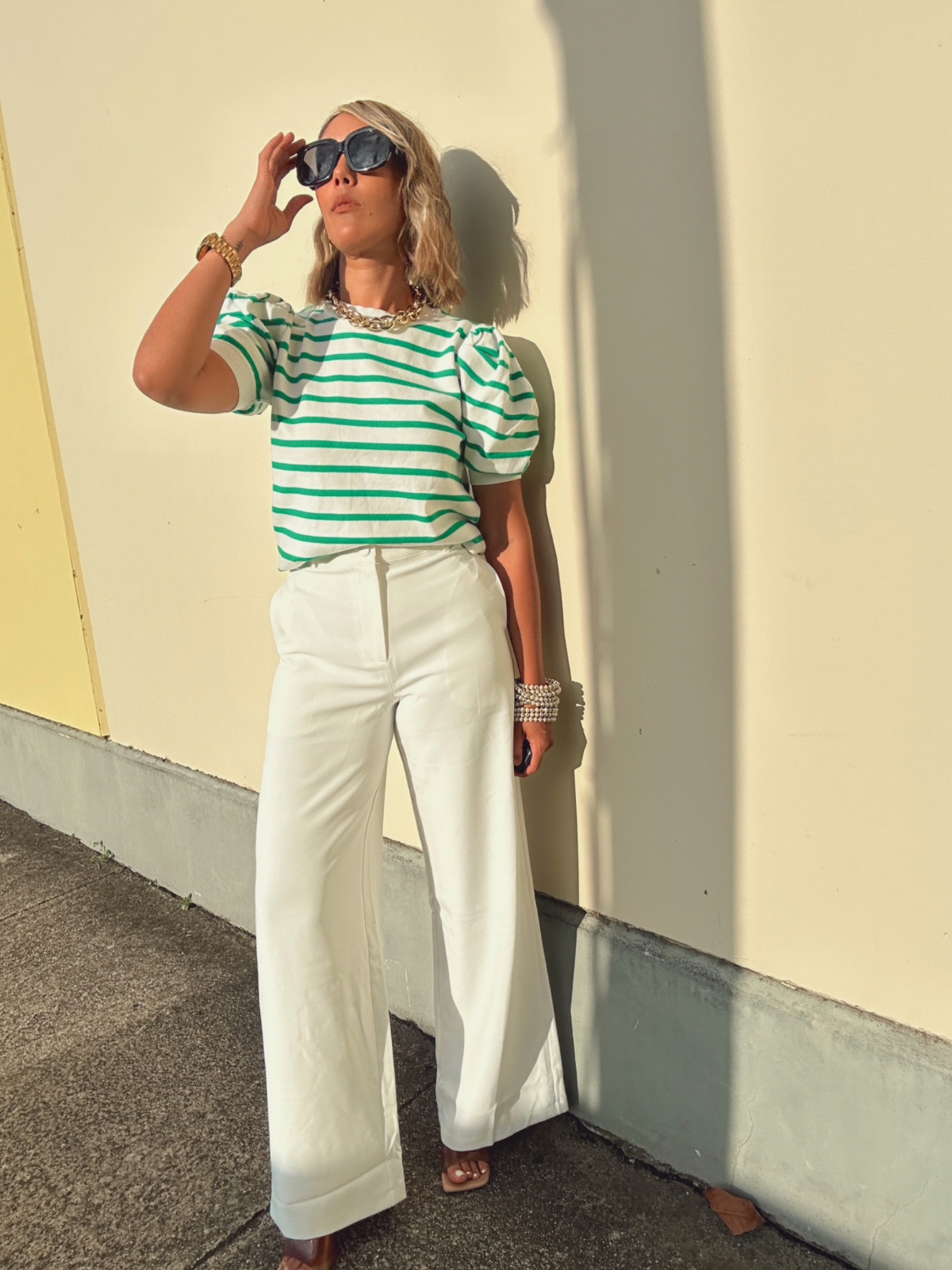 Rita White Trousers