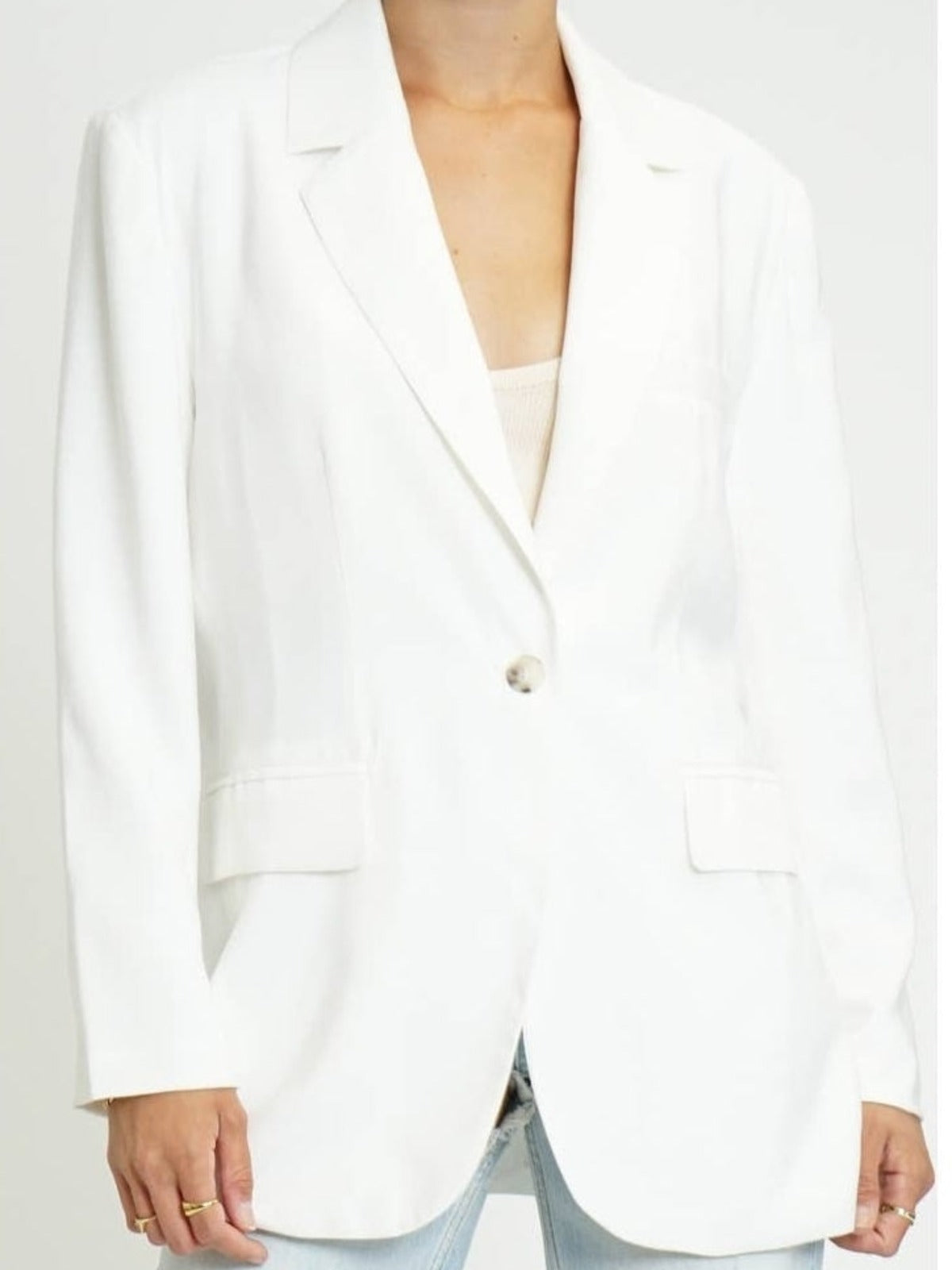 Taylor Oversized Single Button Blazer