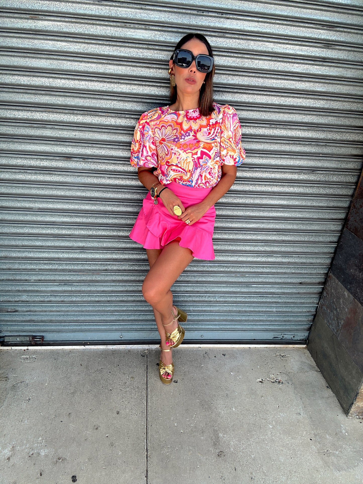 Daniela Color Burst Top