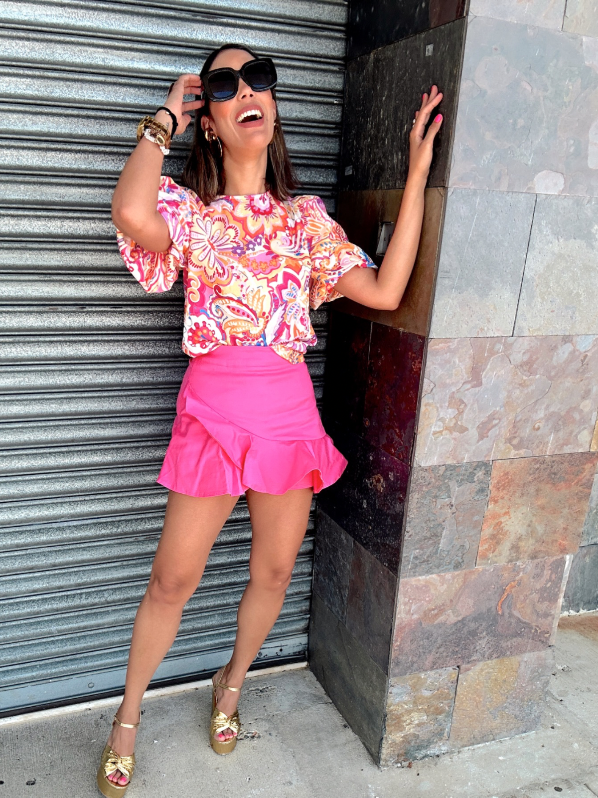 Daniela Color Burst Top