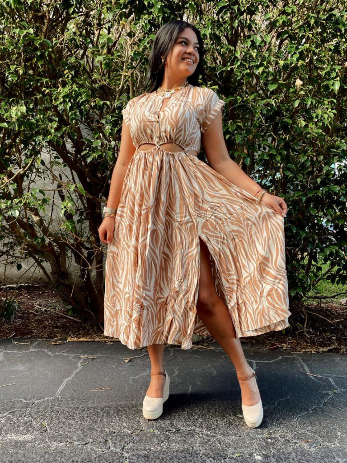 Lorell Summer Perfect Cutout Dress