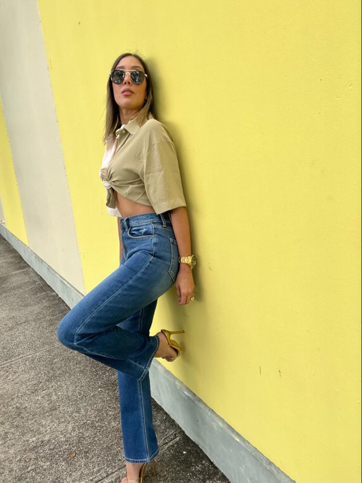 High Rise Loose Fit Jeans