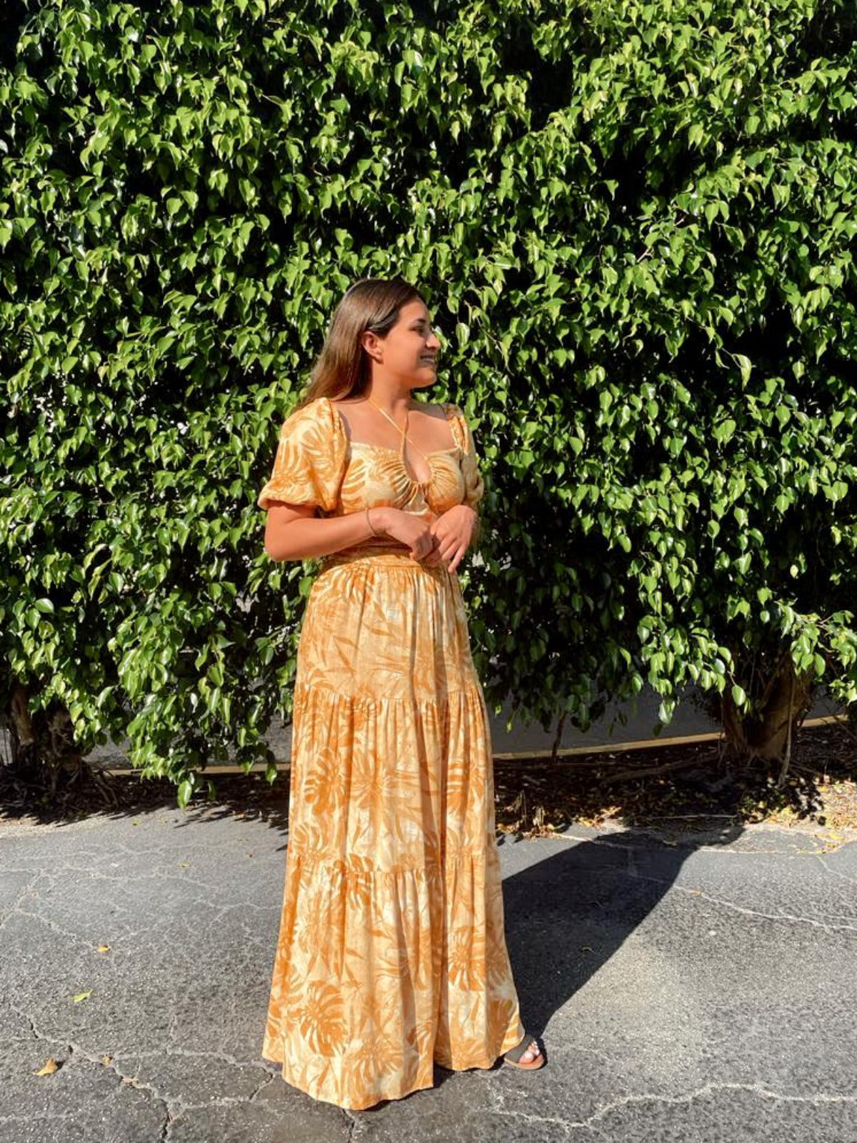 Soak Up The Sun Crop Top and Maxi Skirt Set