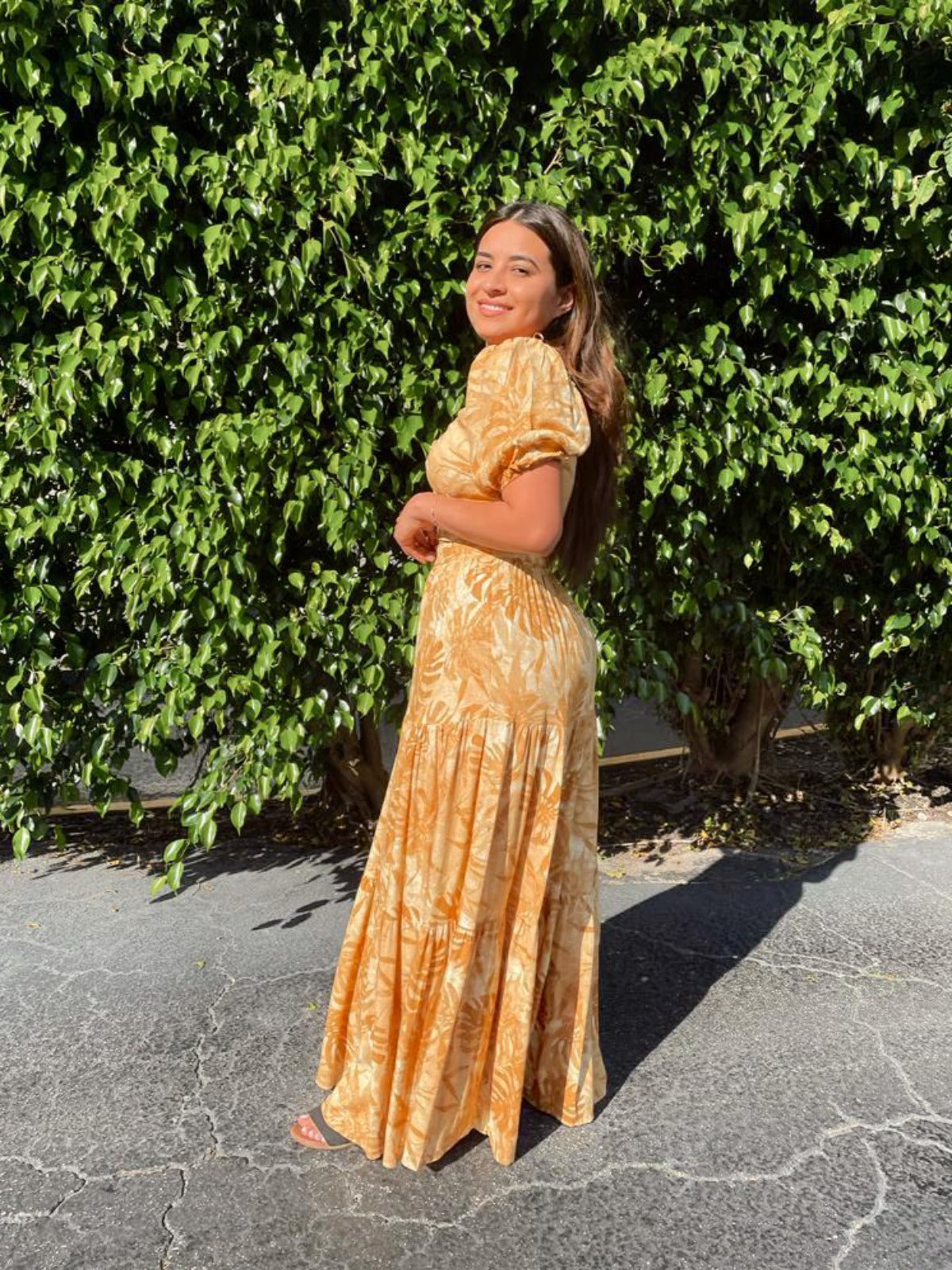 Soak Up The Sun Crop Top and Maxi Skirt Set