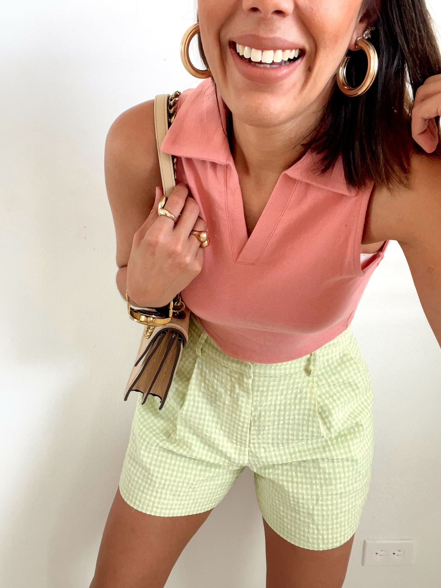 Lime Bermuda Shorts no