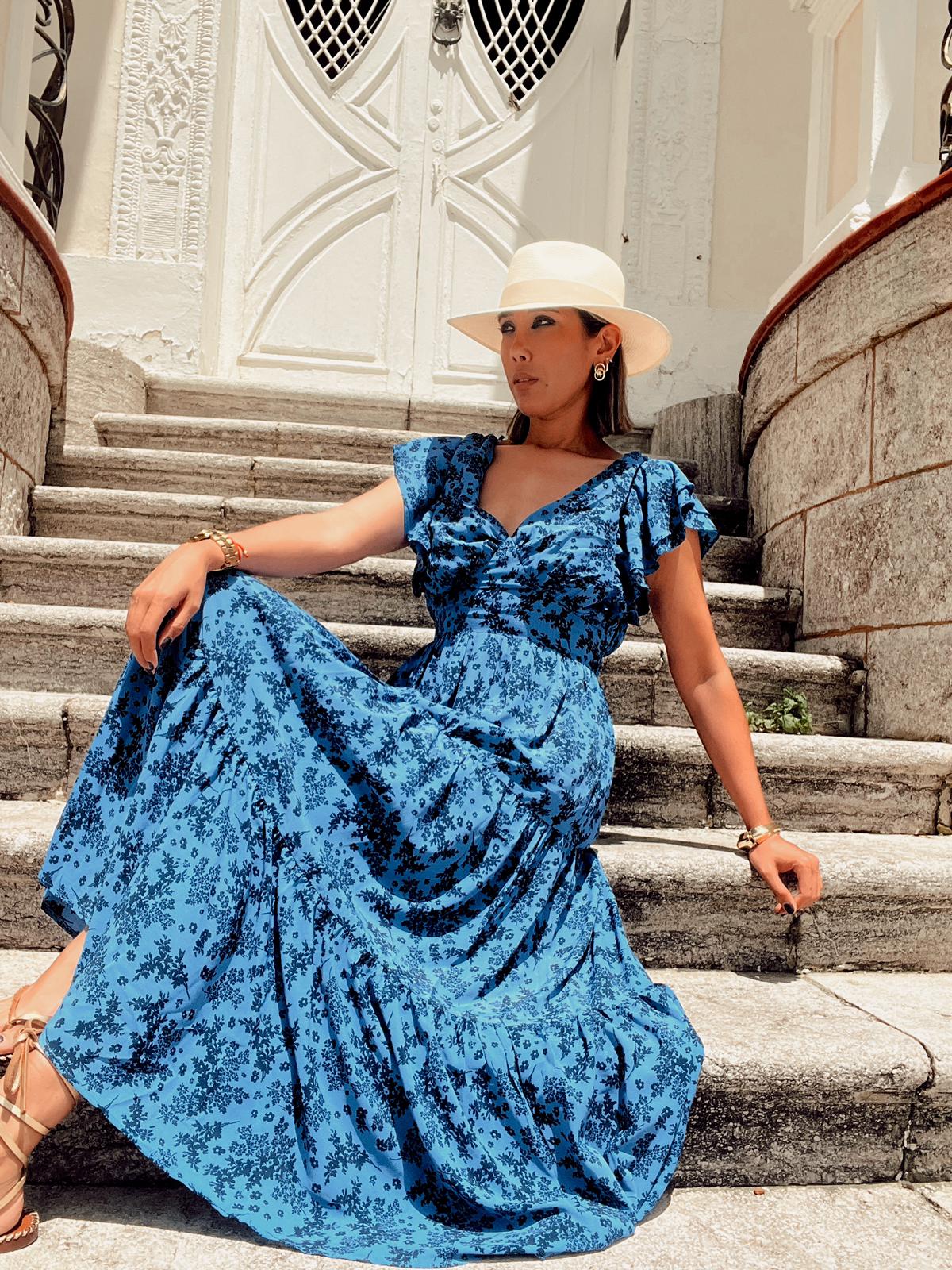 English Factory Tiered Midi Dress