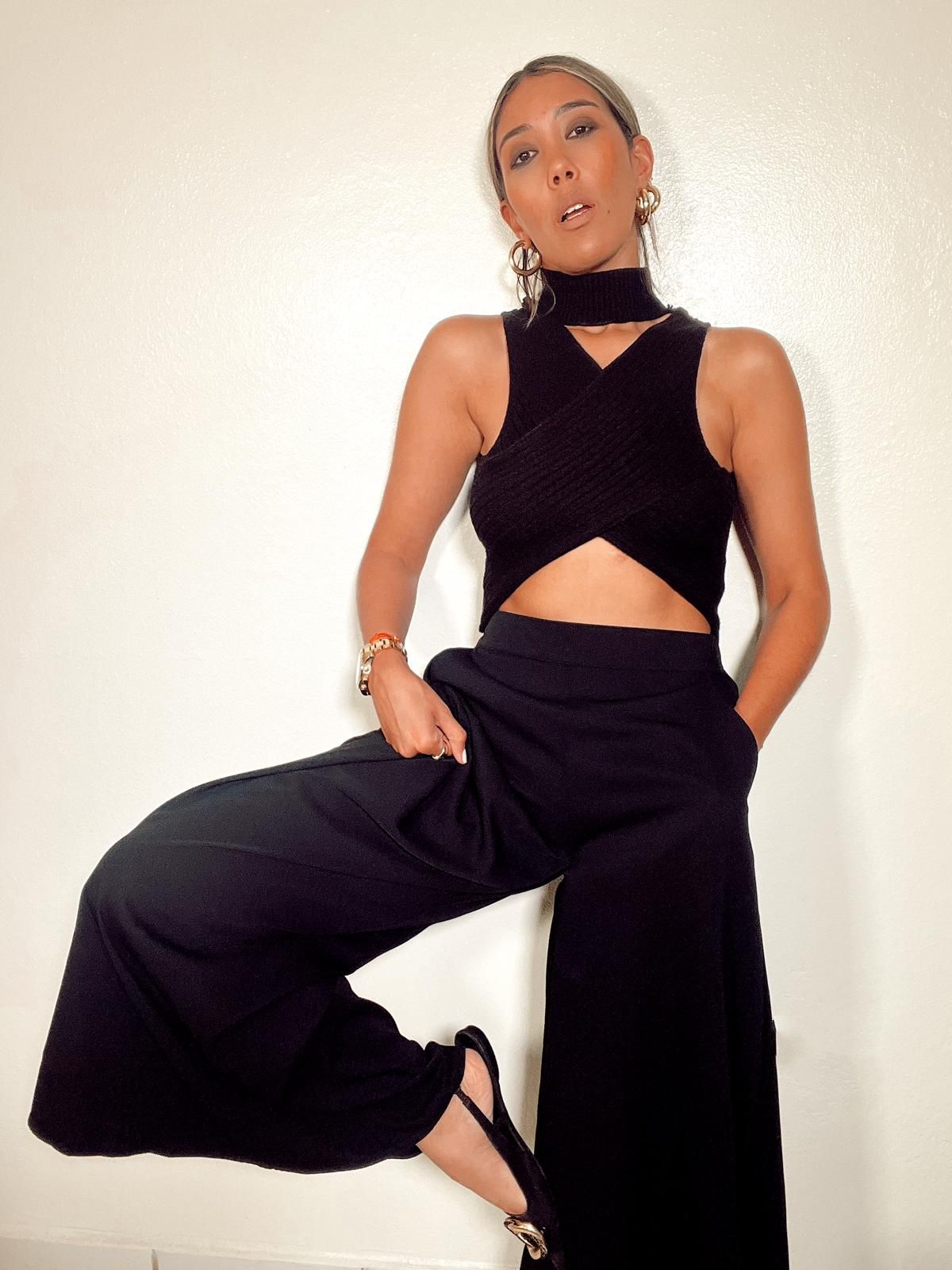Let's Get Down To Business Wide Leg Trouser Pants