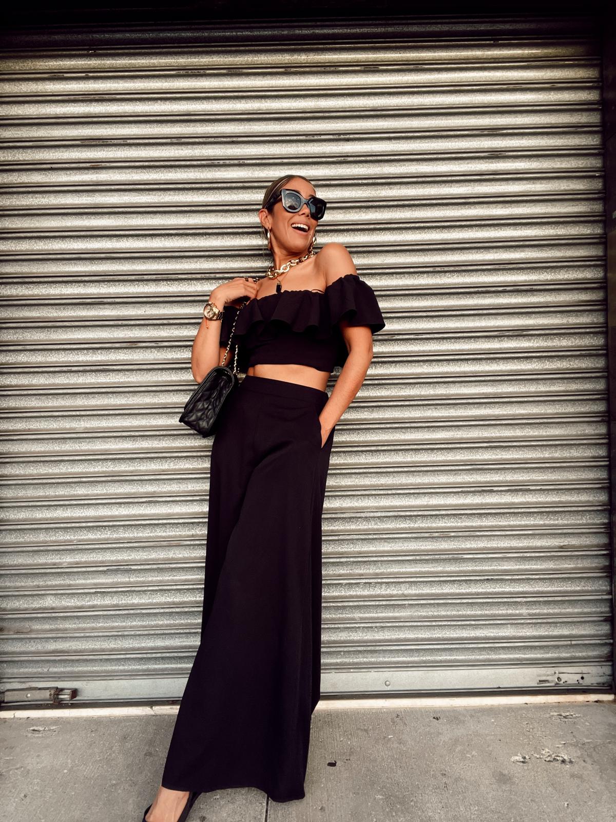 Let's Get Down To Business Wide Leg Trouser Pants