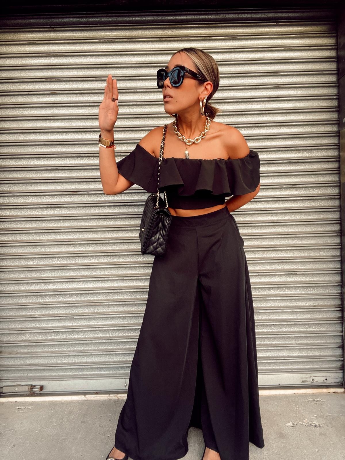 Let's Get Down To Business Wide Leg Trouser Pants