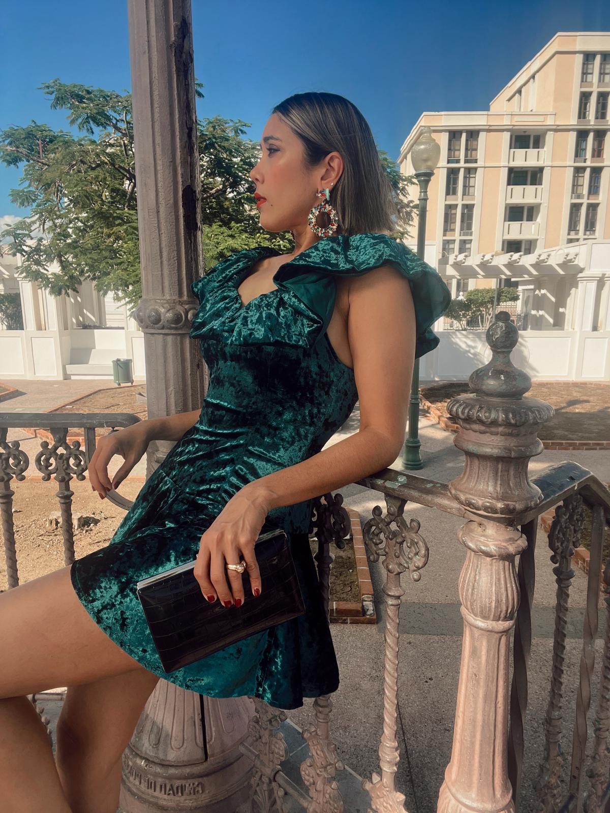 Planning to Party Velvet Mini Dress