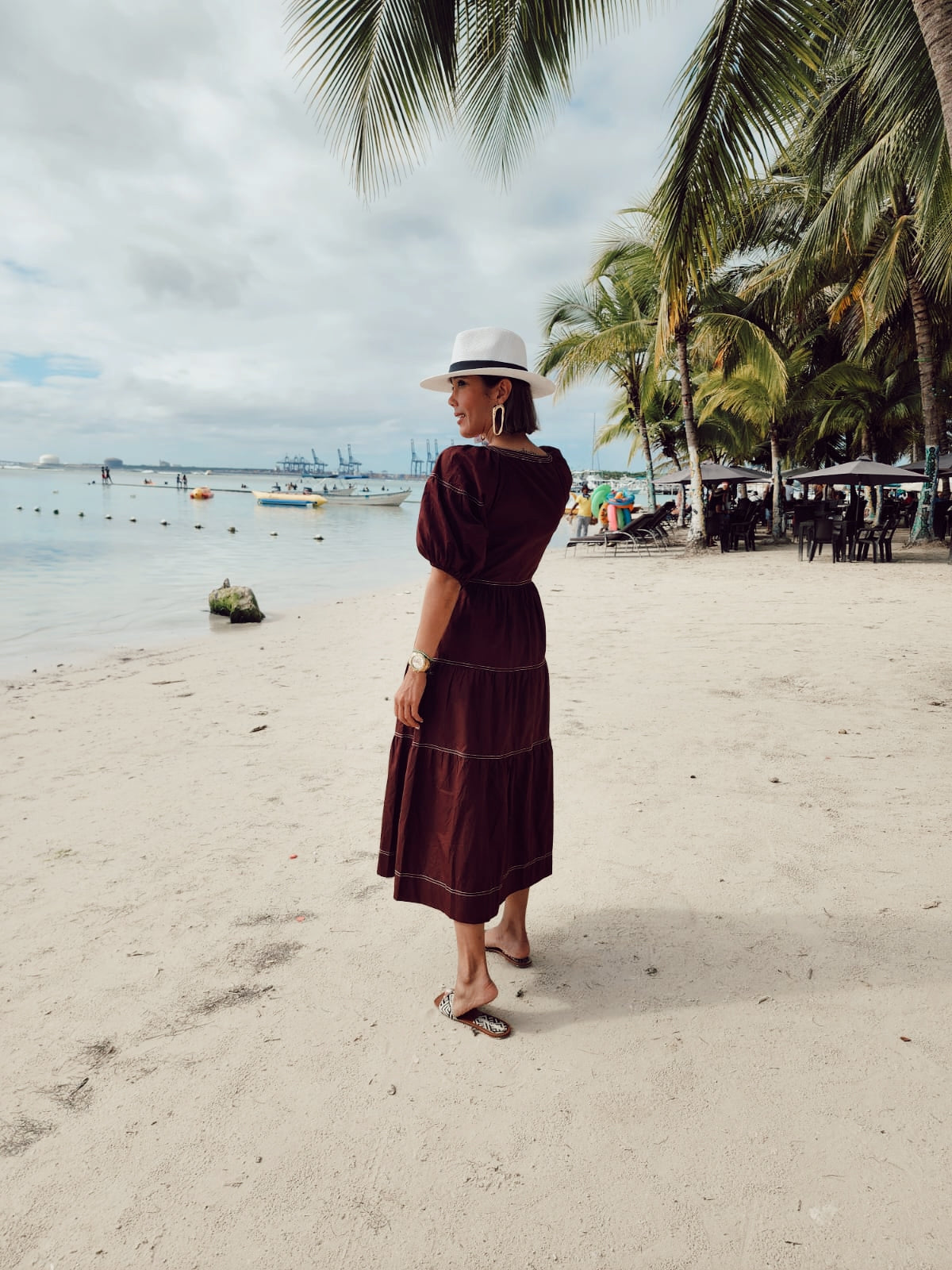 Sofie Tiered Midi Dress