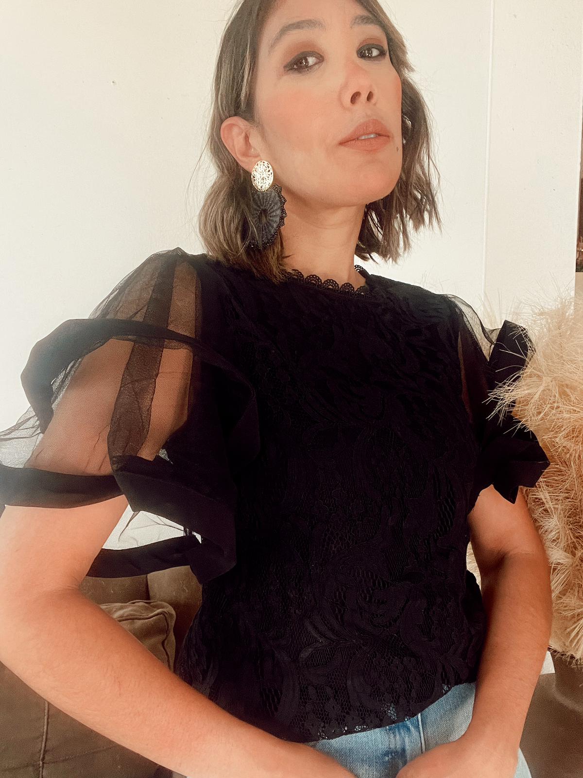 Donatella Upgraded Lace Blouse