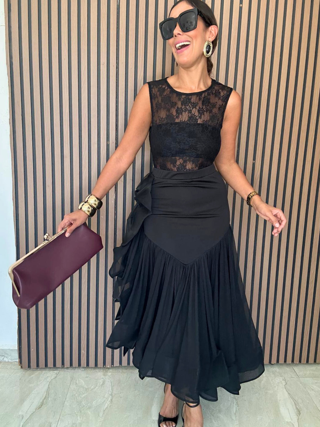 The Drama Flow Maxi Skirt