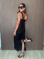 She’s the Moment Lace Midi Dress