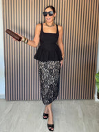 She Sets the Tone Peplum Top