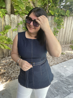 Atelier Indigo Top