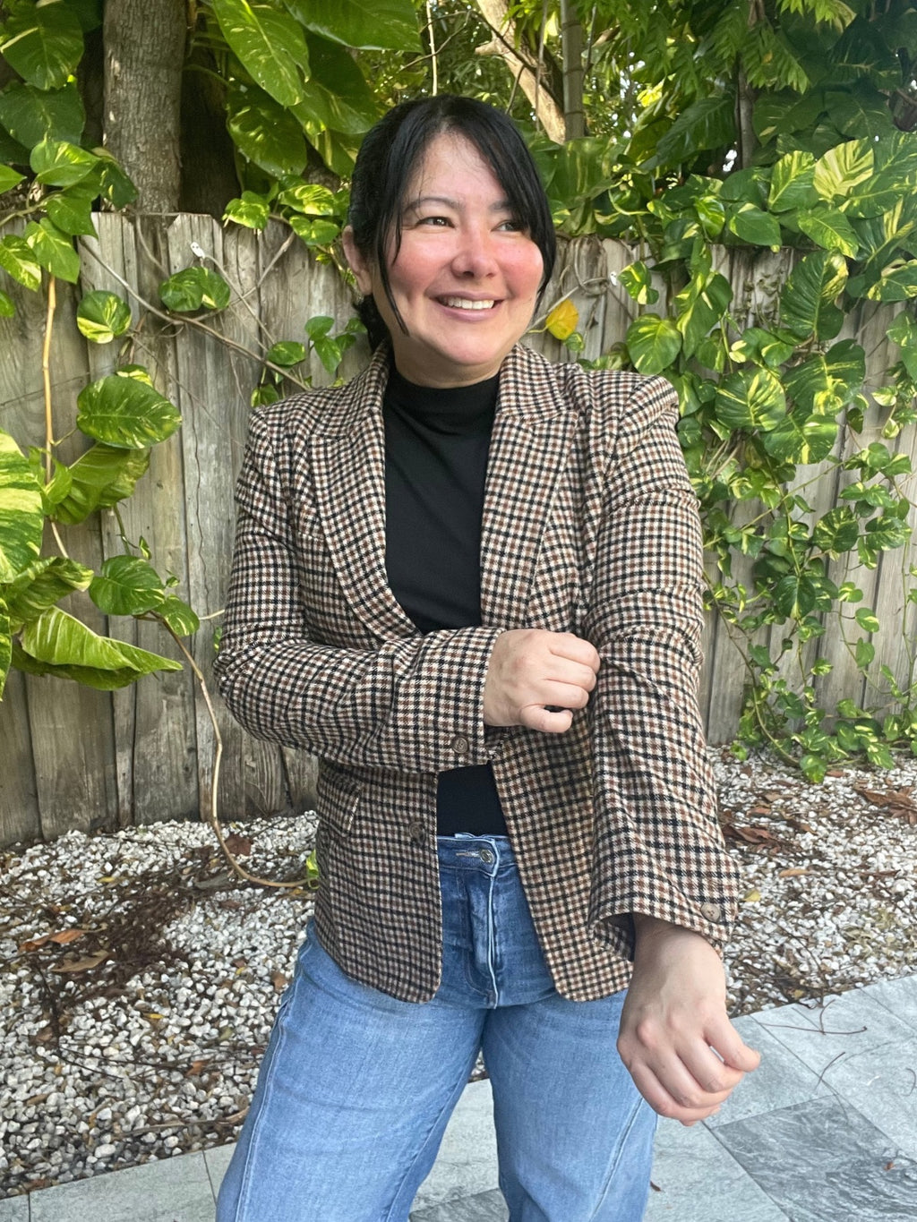The Upper East Side Houndstooth Blazer