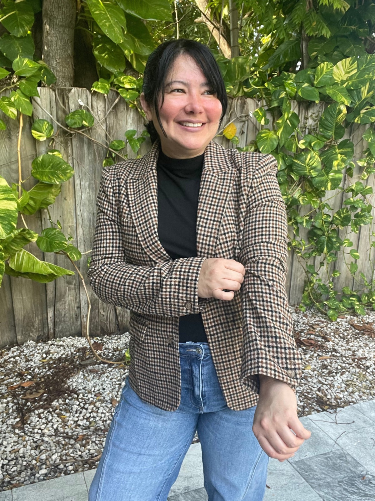 The Upper East Side Houndstooth Blazer