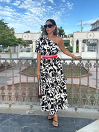 Written in Contrast Maxi Dress