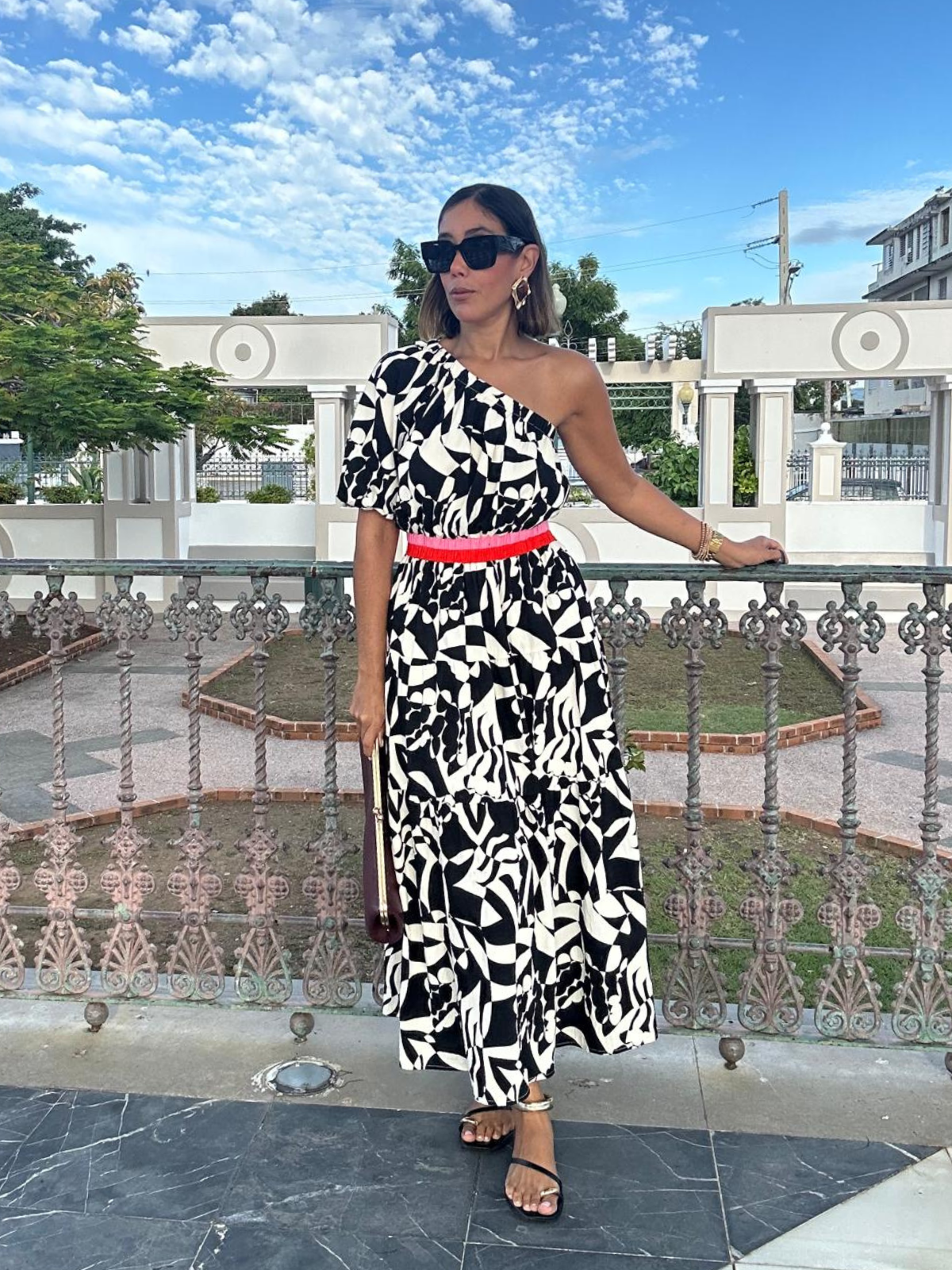 Written in Contrast Maxi Dress