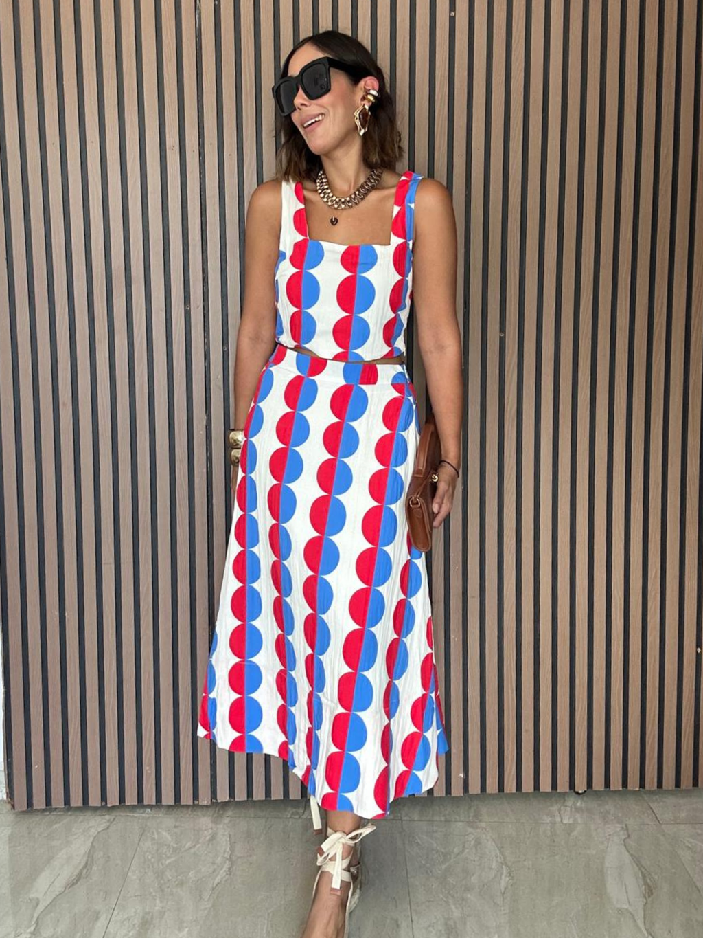 The Darling Days Crop Top & Midi Skirt Set
