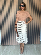 The Dot Situation Midi Skirt