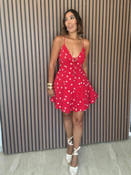 Show Stopper Cross-Back Mini Dress