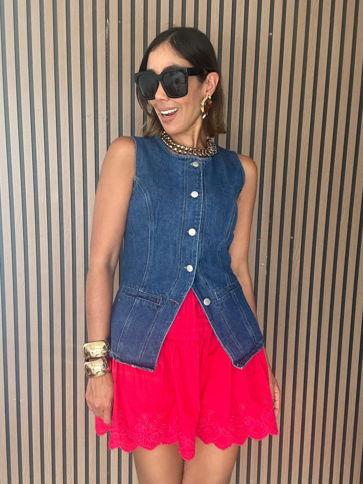 The It-Layer Denim Vest