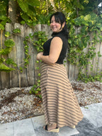 A Touch of Warmth Midi Skirt