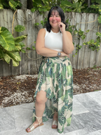 Tropic Sway High-Low Skirt