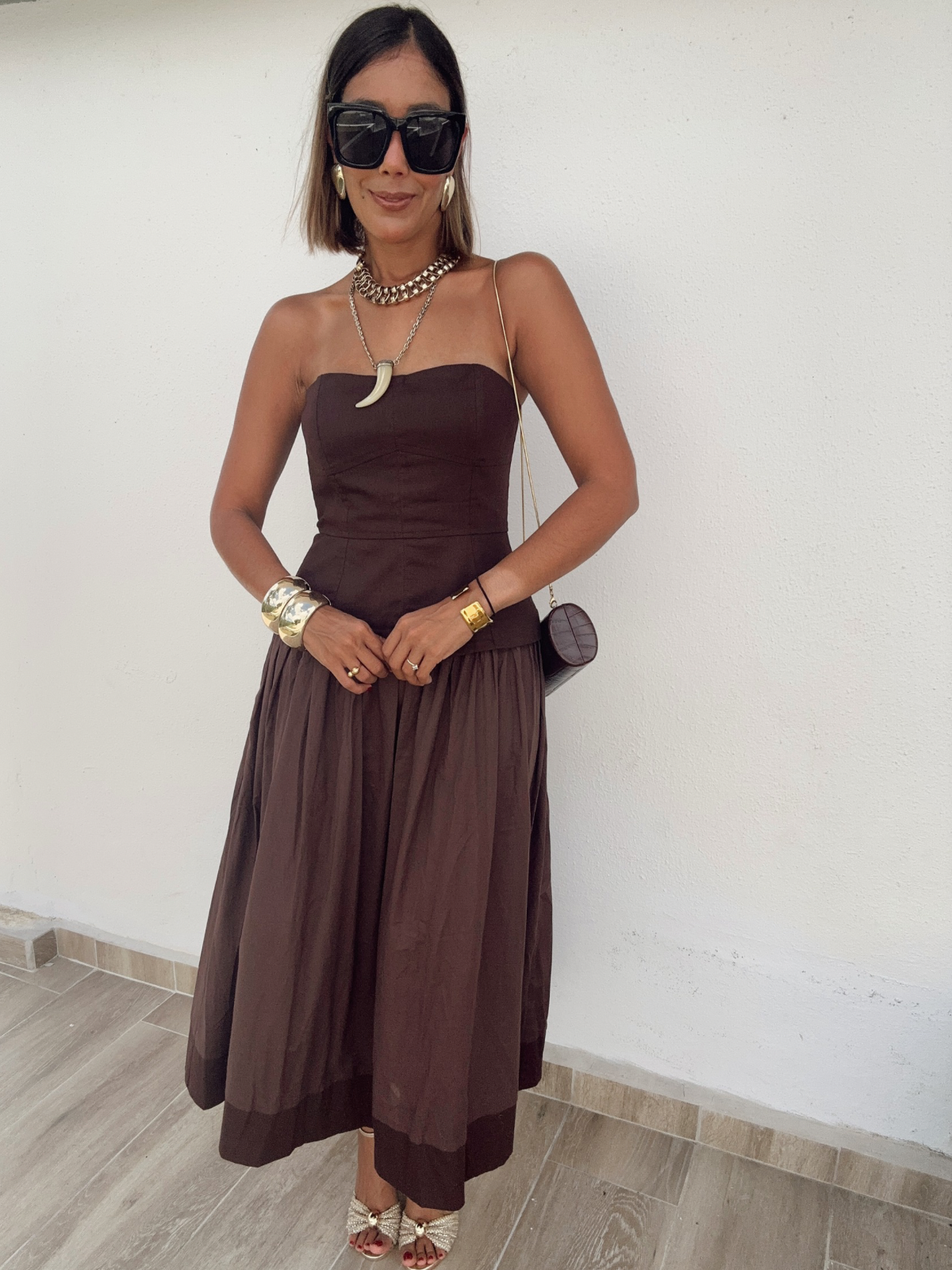 Bali Breeze Strapless Corset Dress