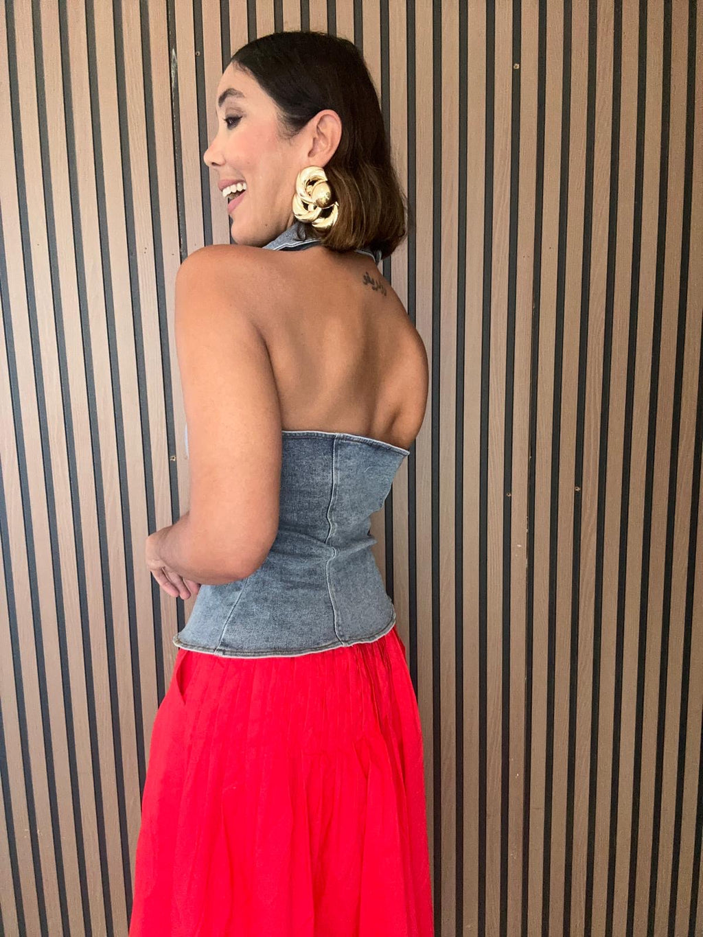 The Defined & Desired Denim Top