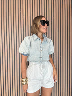 Not Your Average Denim Blouse