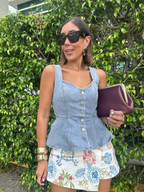 True to You Denim Top