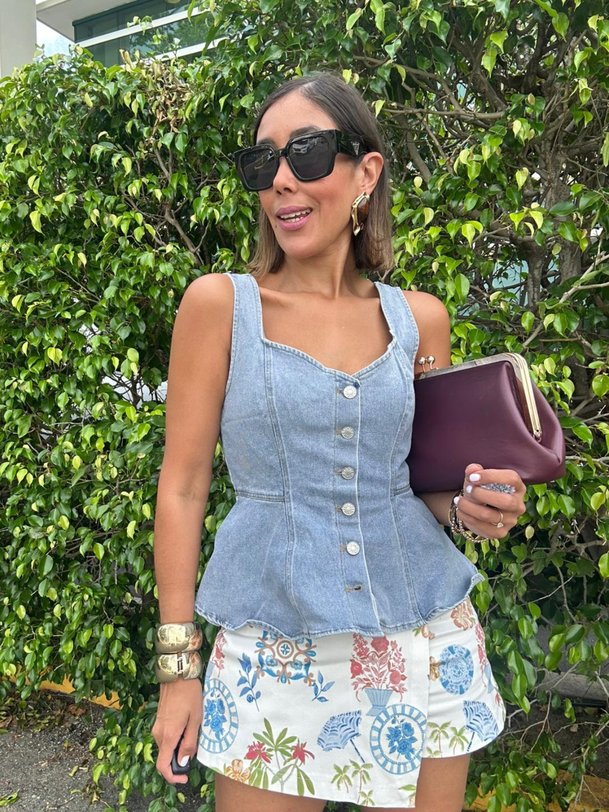 True to You Denim Top