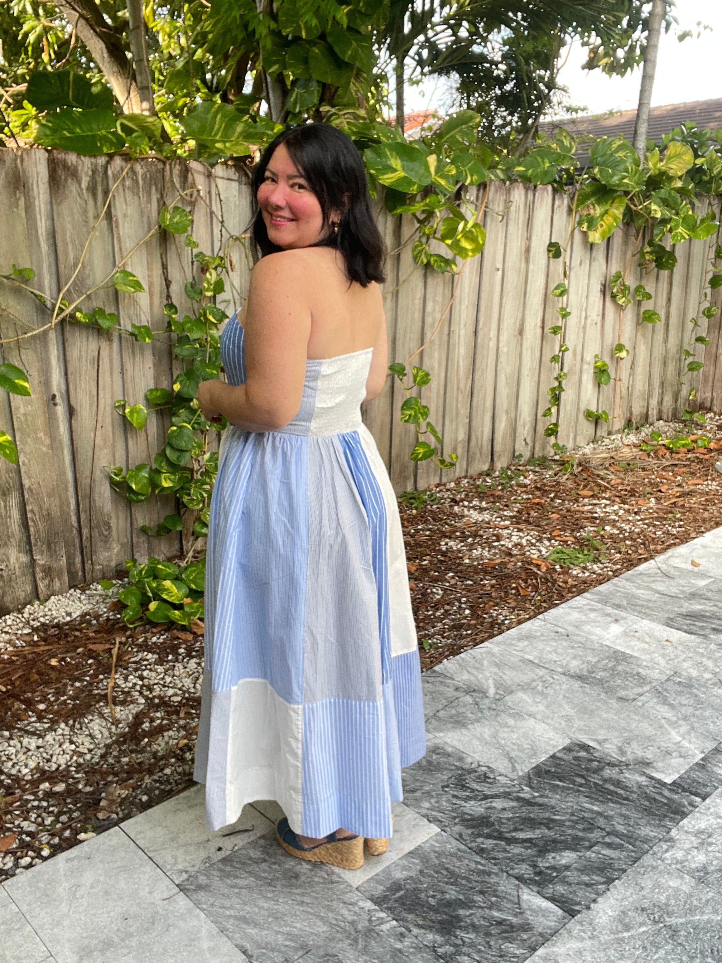 Perfectly Mixed Patchwork Maxi Dress