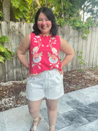 Marina Chic Belted Shorts