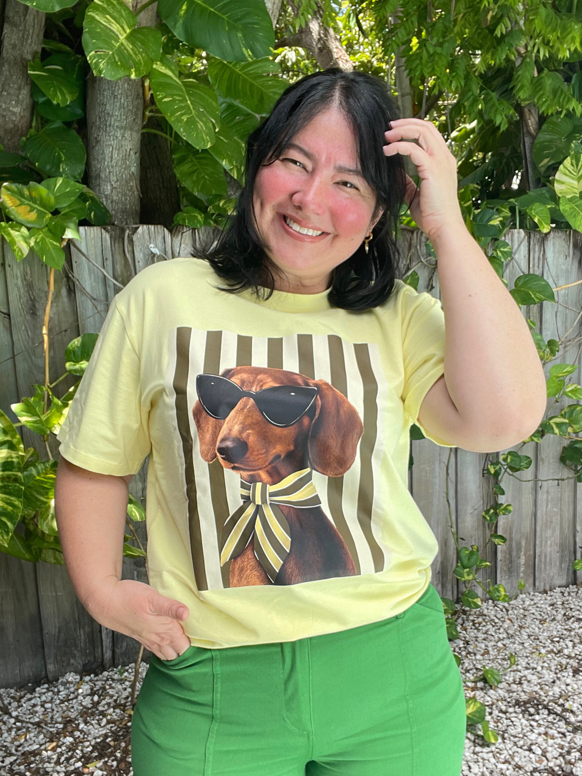 The Love My Fashionable Dog Tee